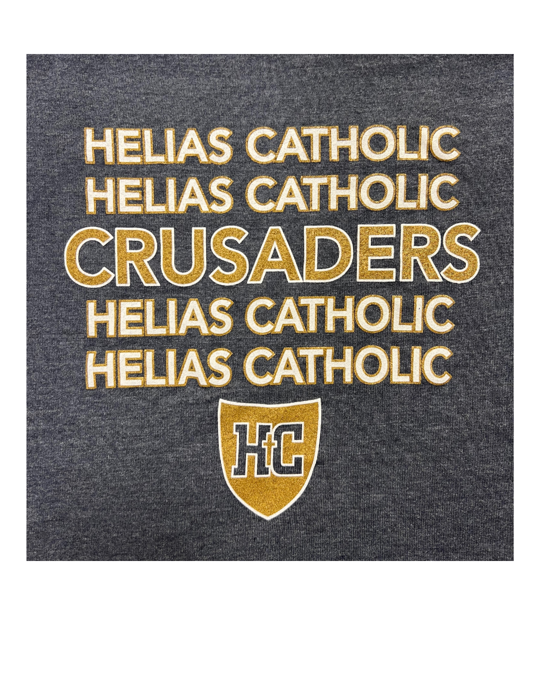 HC YOUTH Repeat Heathered Blue Short-Sleeve Tee