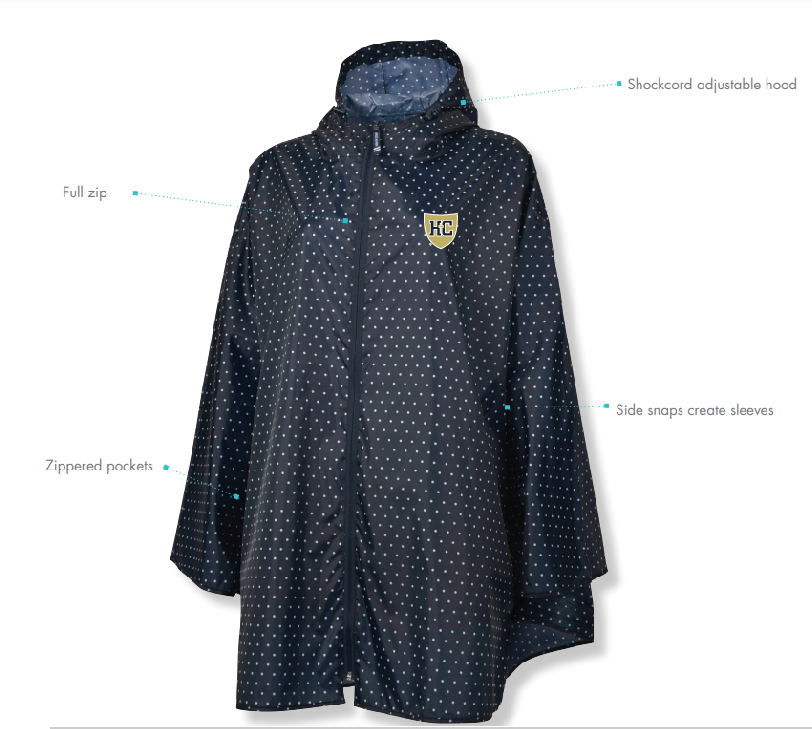 Charles River Polka Dot Poncho