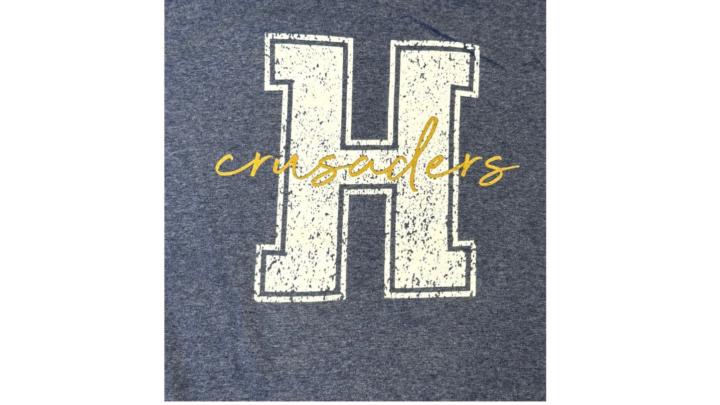 YOUTH Crusader Script "H" s/s Tee (2 colors available)