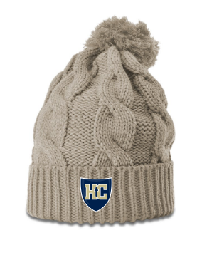 Pom Cable Stocking Hat