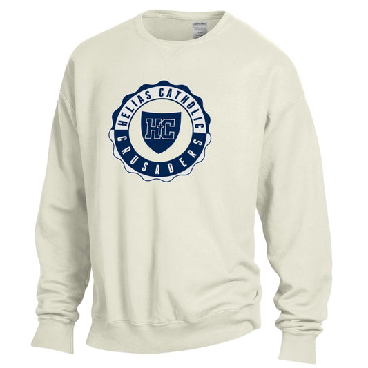Comfort Wash Crew Sweatshirt w/ Circle Seal