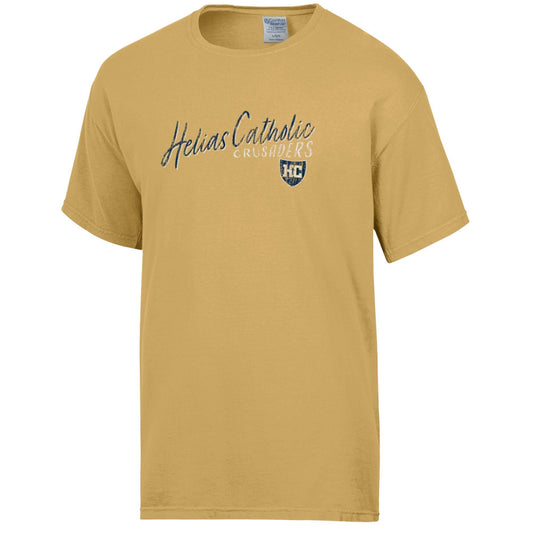 Short Sleeve Tee w/ Script Logo & Shield