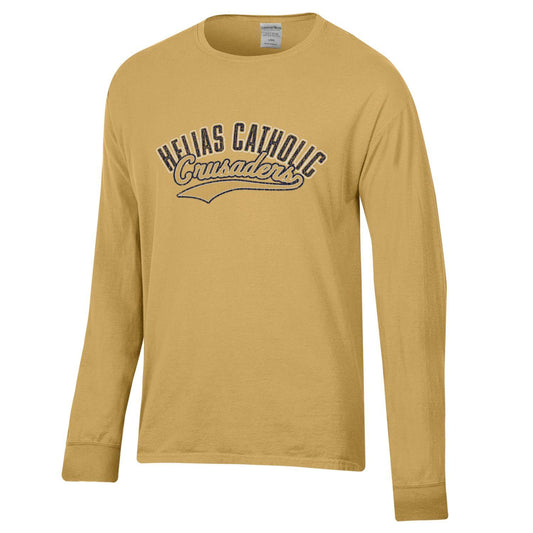 Comfort Wash Long Sleeve T-Shirt (Artisan Gold)