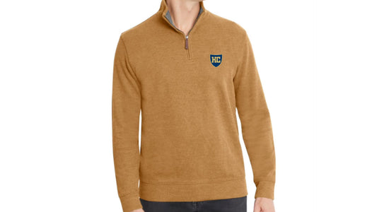 Lands' End Men's Rib Quarter Zip Pullover