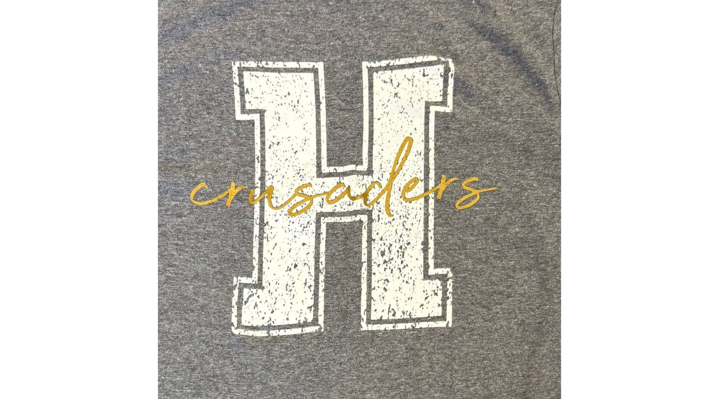 YOUTH Crusader Script "H" s/s Tee (2 colors available)