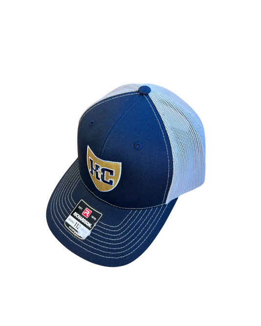 Richardson Trucker Cap - Navy/Khaki "H"